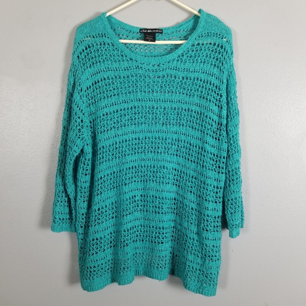 United States Sweaters crew neck knit sweater 2X